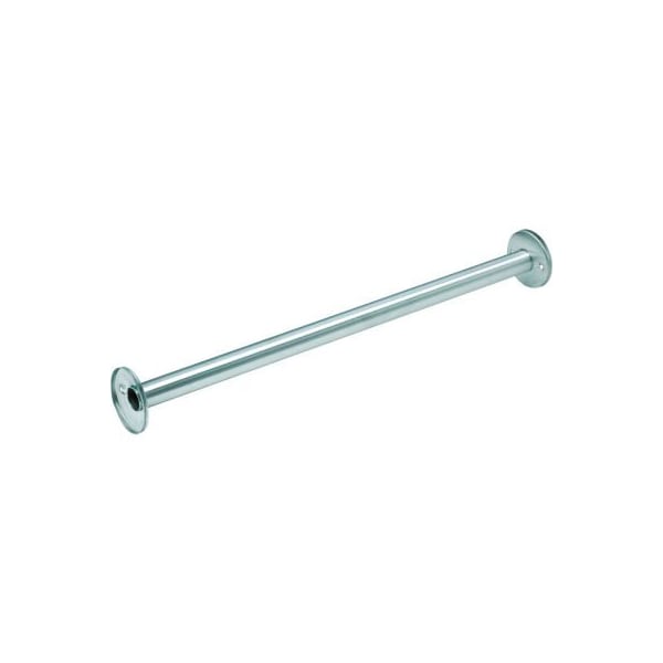 Bradley Corporation 48"W Shower Curtain Rod, Stainless Steel - 953-048000